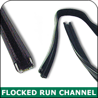 Flocked Run Channels